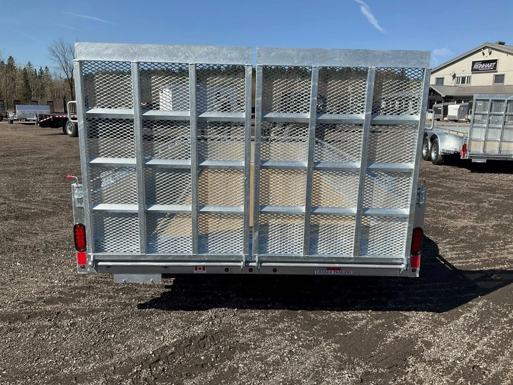 2027 Canada Trailers 82x14 3.5 Ton Galvanized Landscape Trailer alt