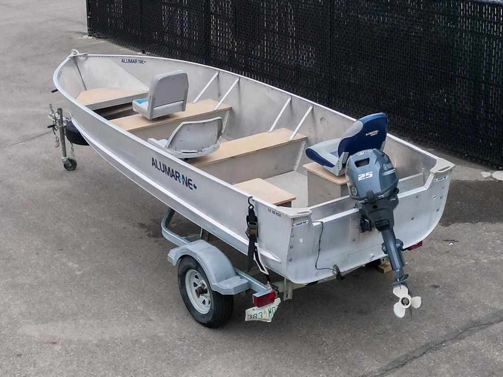 2022 Alumarine 16 Ft With 25 Yamaha alt