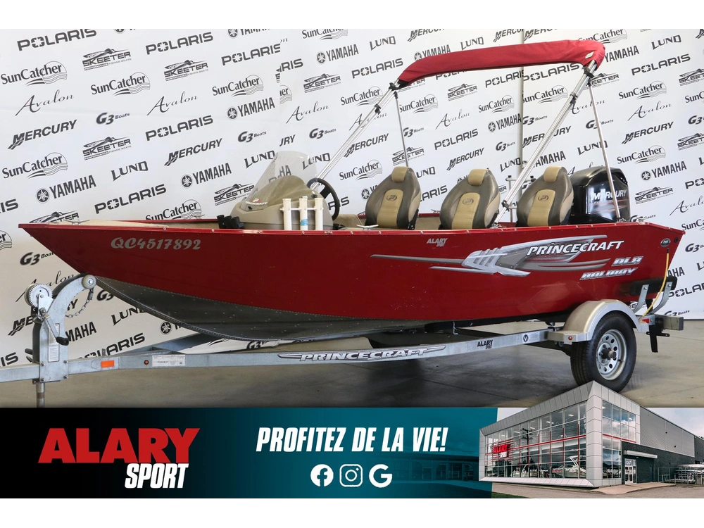 2014 Princecraft Holiday Dlx Sc + Mercury 60elpt alt