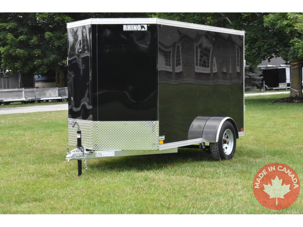 2026 Rhino Galvanized Enclosed 5' X 10' Sa Ramp alt