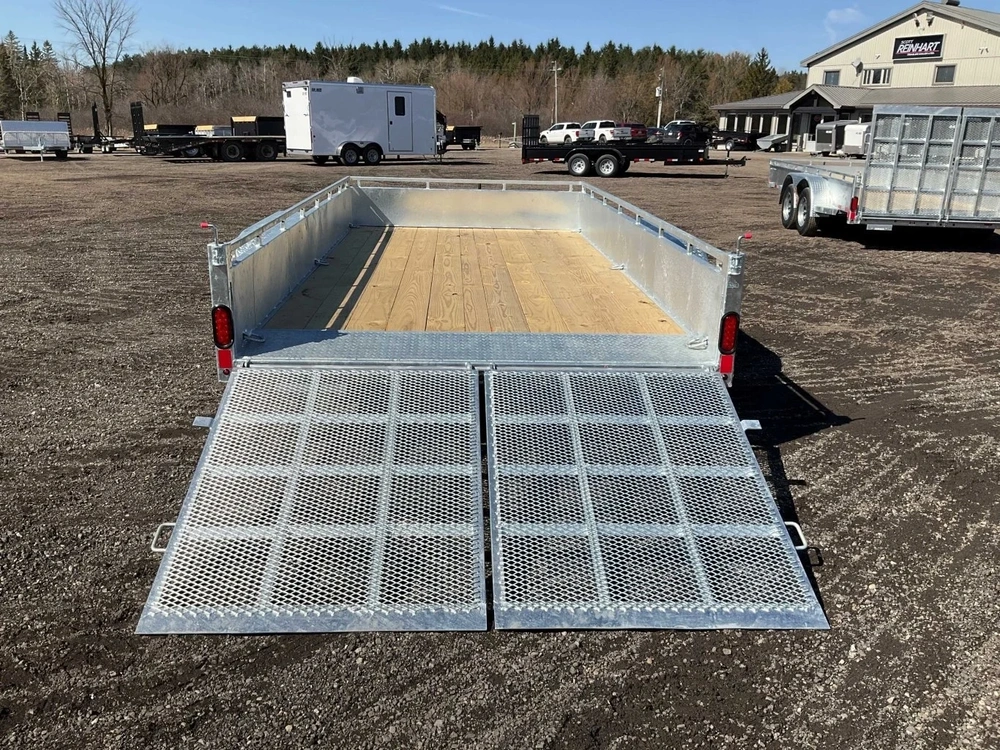 2027 Canada Trailers 82x14 3.5 Ton Galvanized Landscape Trailer alt