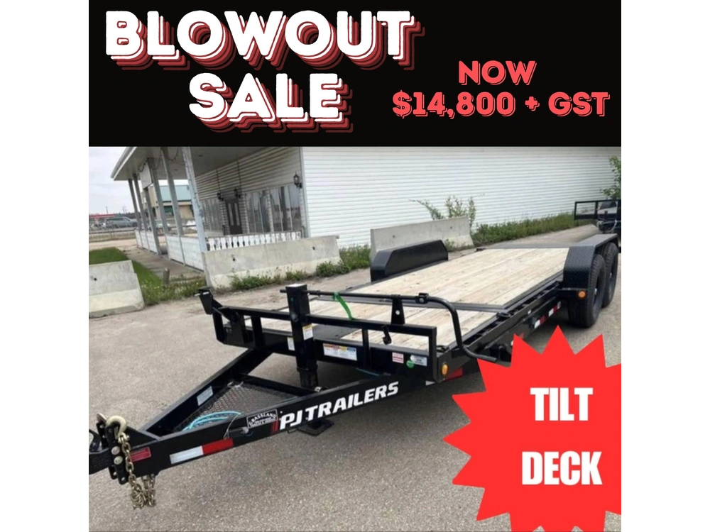 2023 Pj Trailers Trailers 1c252 - Tilt - 20' Equipment Trailer alt