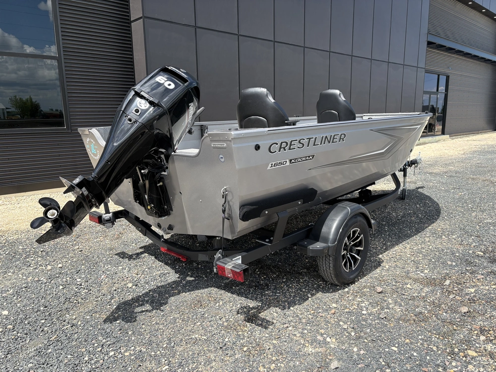 2025 Crestliner 1650 Kodiak Tiller - Silver Metallic alt