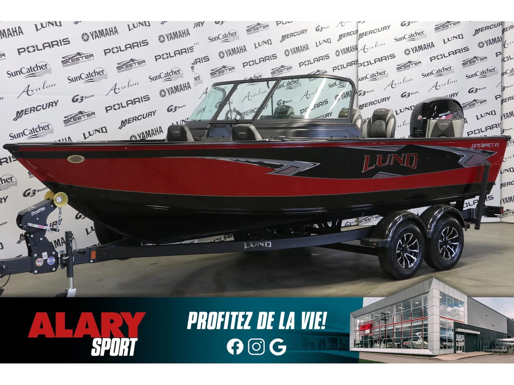 Lund 1875 Impact Xs Sport+ Mercury 150 Hp & Remorque 2026 alt