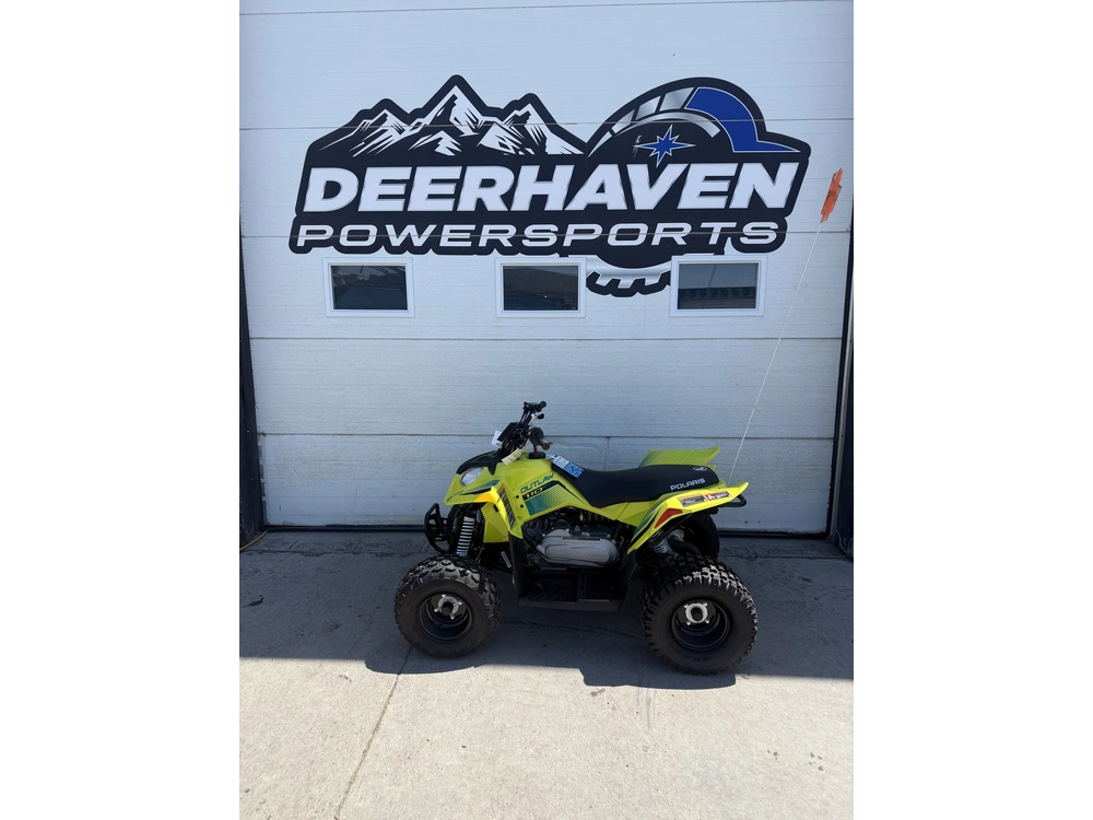2026 Polaris Outlaw 110 Lime Squeeze alt