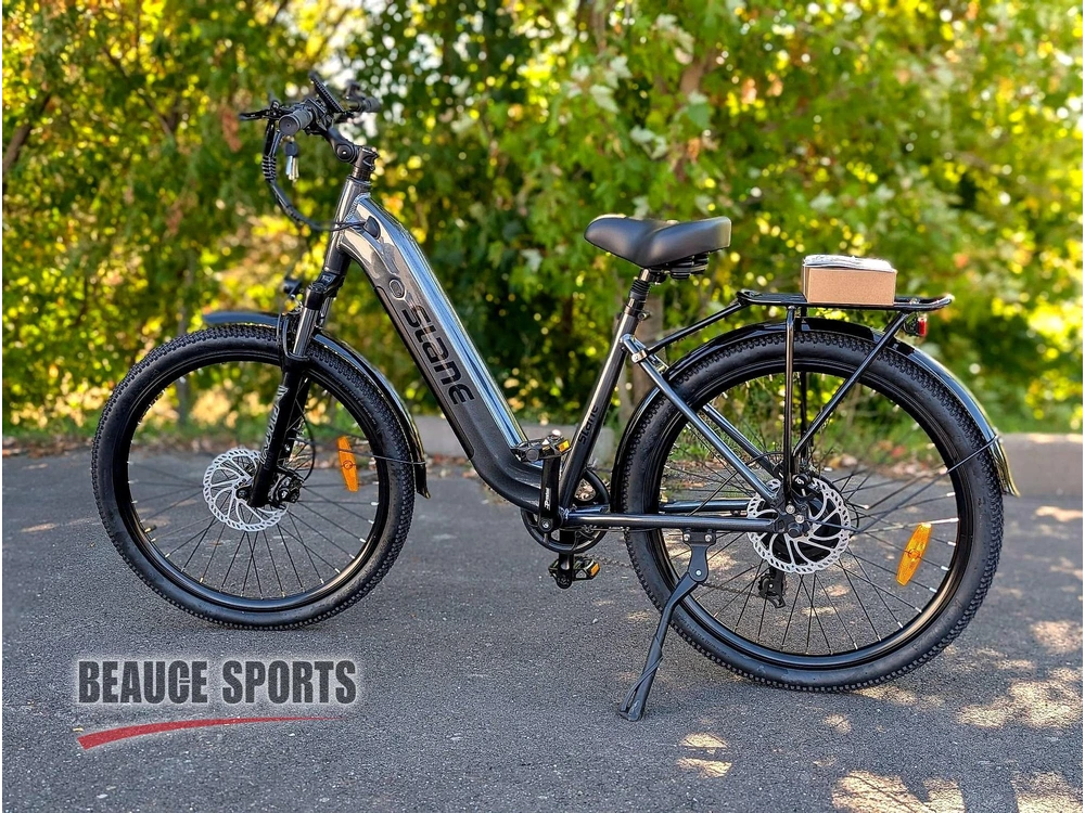2026 Slane Jasper Sport Gris 🎯 Vélo Électrique Sport 500w Grande Autonomie Ville Sentier Performance Quotidienne 🟢 alt