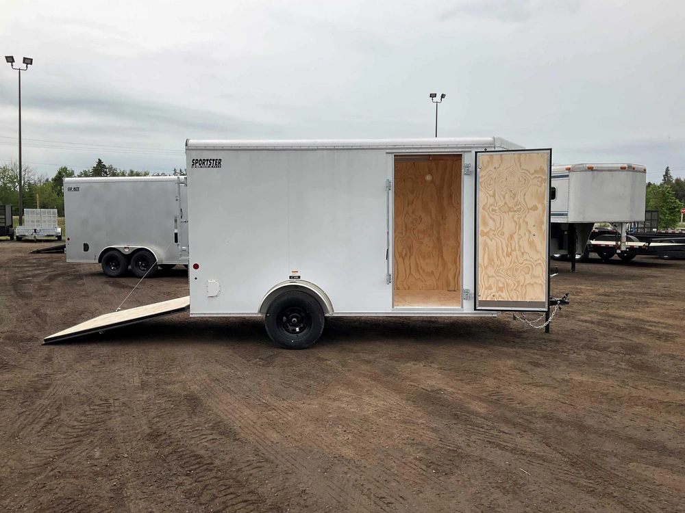 2026 Car Mate Trailers 6x12 Plus V-nose Liberty Sport Cargo Trailer alt