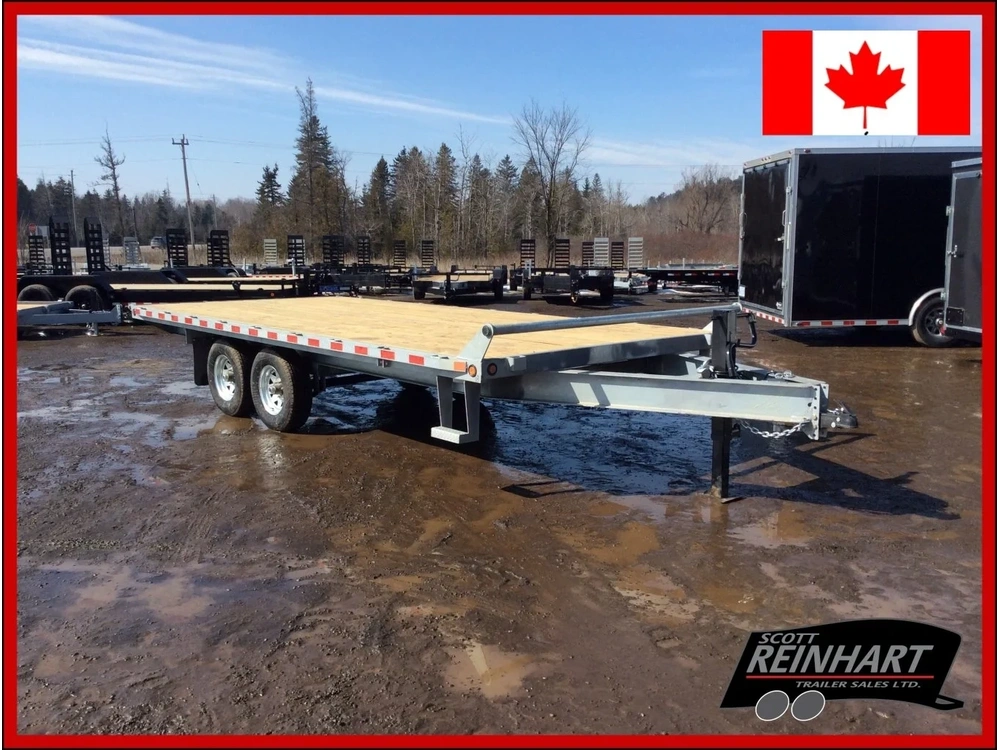 2027 Canada Trailers 8.5x18 5 Ton Galvanized Deckover Equipment alt