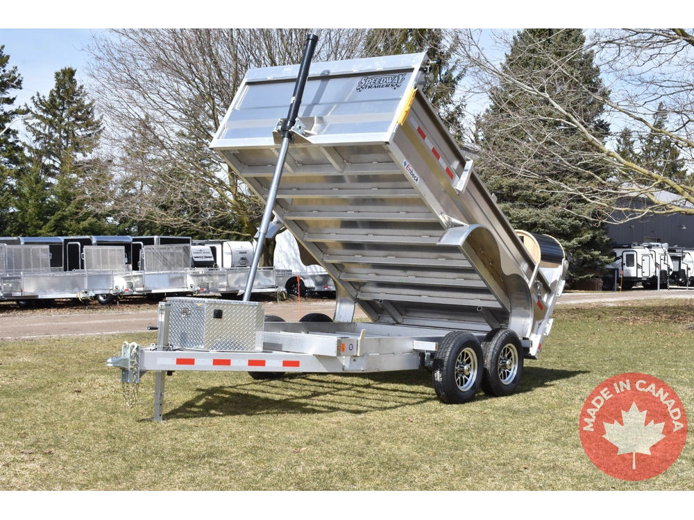 2027 Enbeck Aluminum Dump 80" X 12' Ta 5t (7' X 12') alt