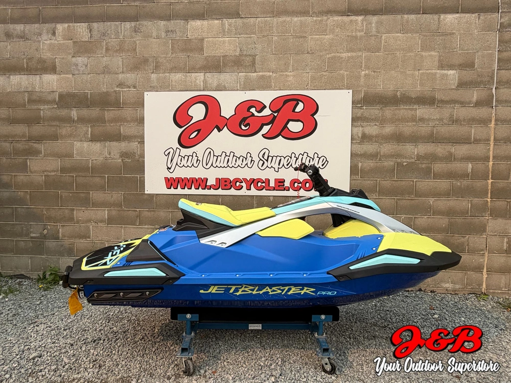 2026 Yamaha Jetblaster Pro 2up Azure Blue/lunar Yellow - alt