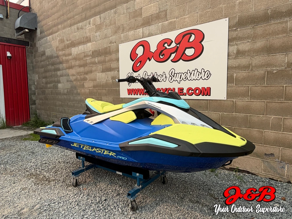 2026 Yamaha Jetblaster Pro 2up Azure Blue/lunar Yellow - alt