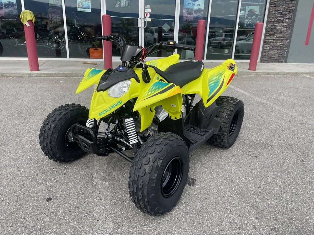 2026 Polaris Outlaw 110 - Lime Squeeze alt