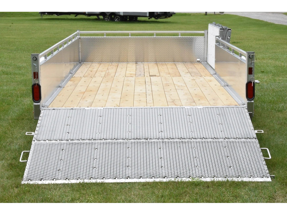2026 Enbeck Side Loader Aluminum Utility 7' X 14' Sa alt