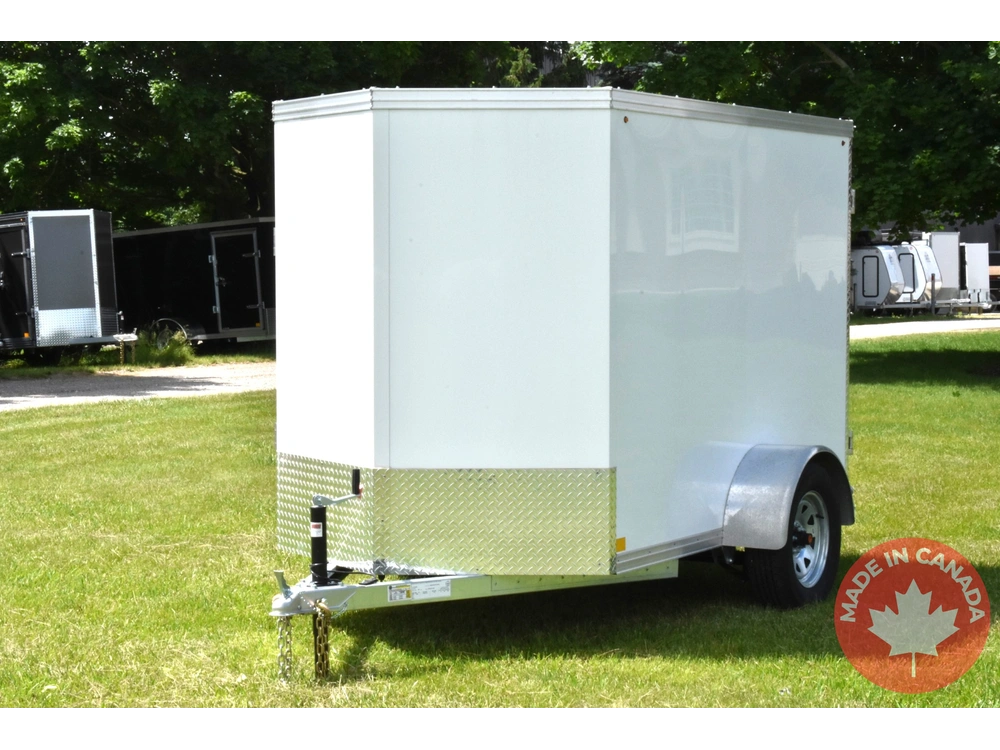 2026 Rhino Galvanized Enclosed 5' X 8' Sa Dd Side-door alt