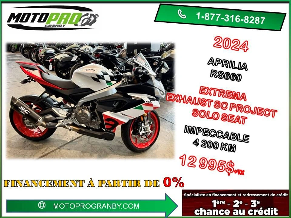 Aprilia Rs660 Rs 660 660rs 660 Extrema Impeccable !!! 2024 alt