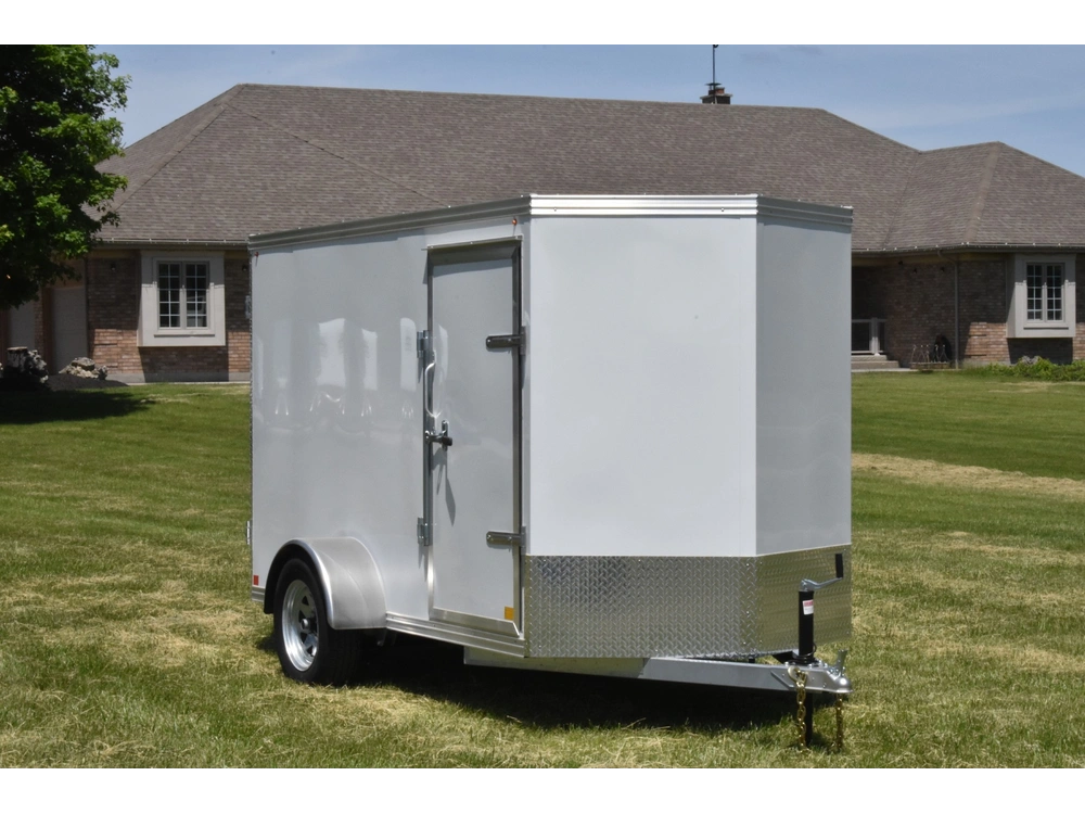 2026 Rhino Galvanized Enclosed 6' X 10' Sa Dd alt