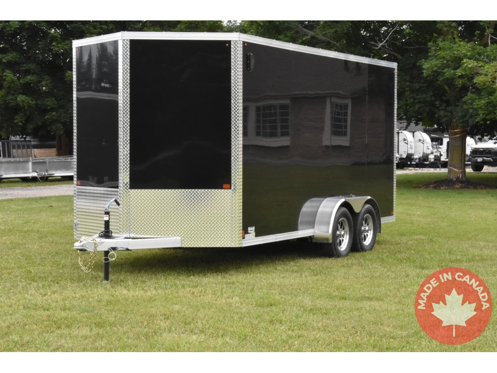 2026 Enbeck Aluminum Enclosed 7' X 16' Tandem Axle alt