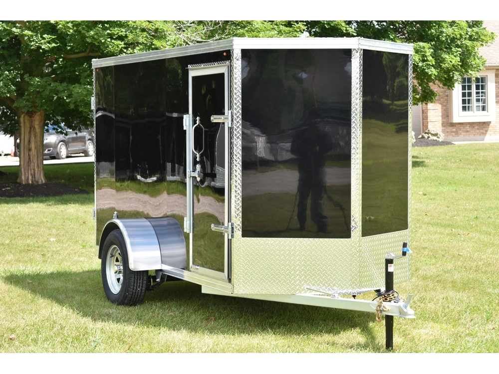 2026 Rhino Galvanized Enclosed 5' X 10' Sa Dd alt