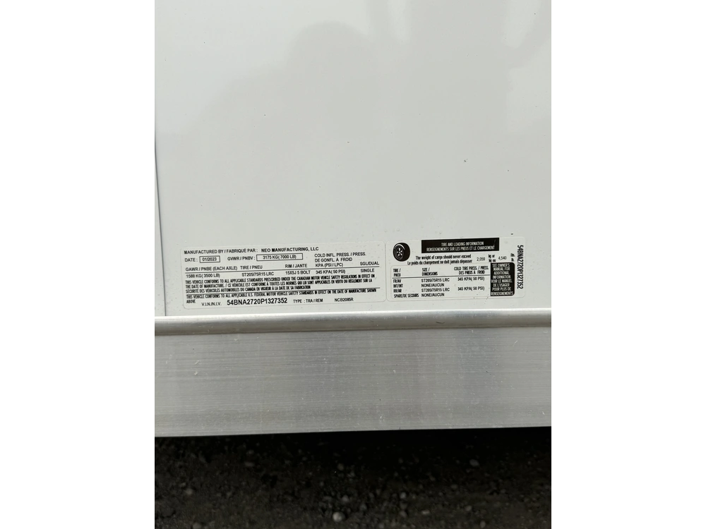 2023 Other Neo Trailer Fermé 8.5x20pi alt