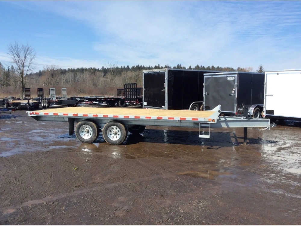 2027 Canada Trailers 8.5x18 5 Ton Galvanized Deckover Equipment alt
