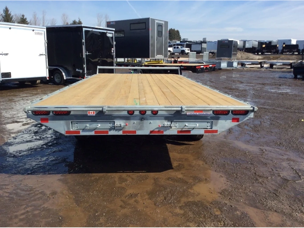 2027 Canada Trailers 8.5x18 5 Ton Galvanized Deckover Equipment alt