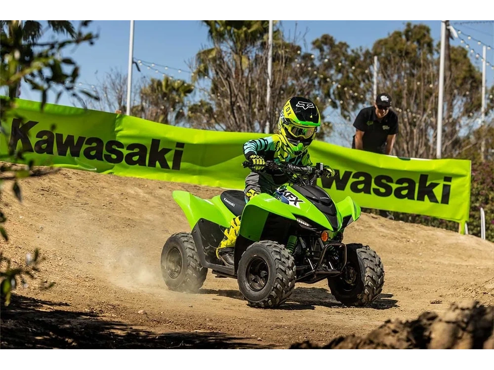 2026 Kawasaki Kfx50 Bright White alt