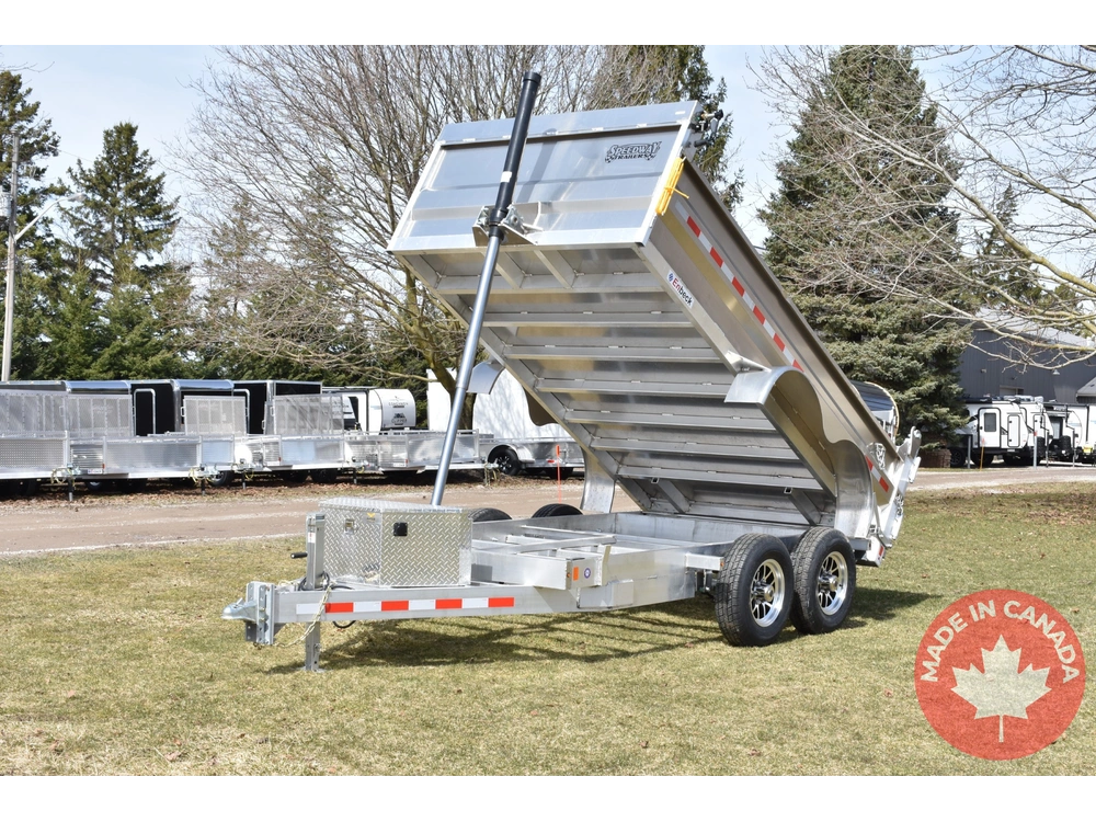 2026 Enbeck Aluminum Dump 6' X 12' Tandem Axle 5t alt