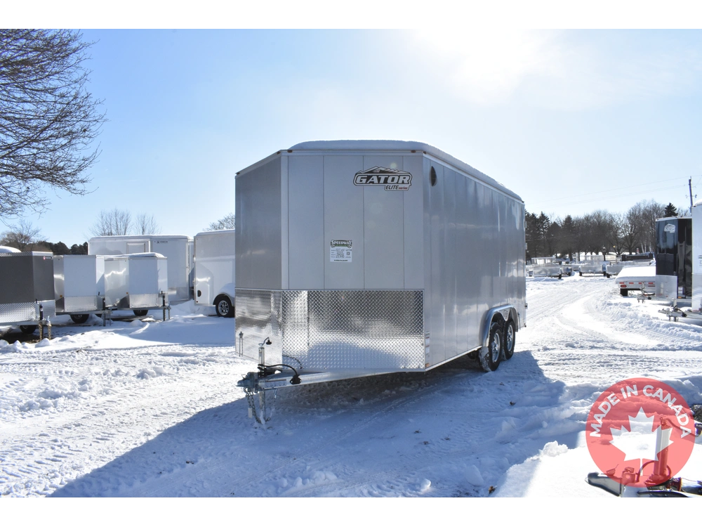 2025 Gator Galvanized Enclosed 8.5' X 16' Ta alt