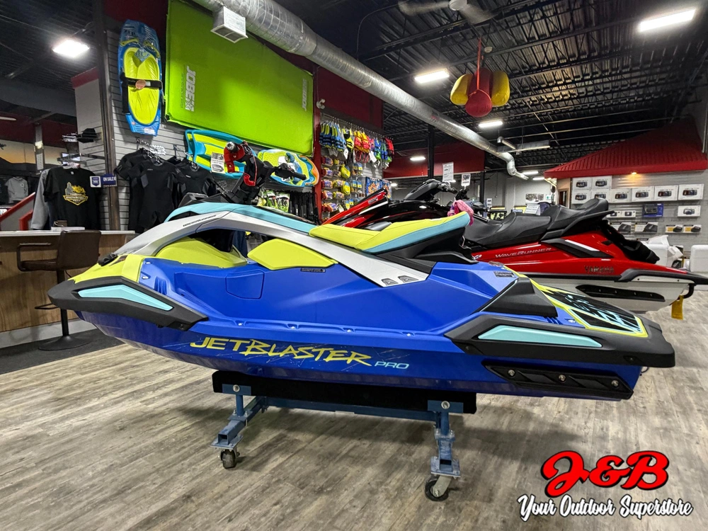 2026 Yamaha Jetblaster Pro 2up Azure Blue/lunar Yellow - alt
