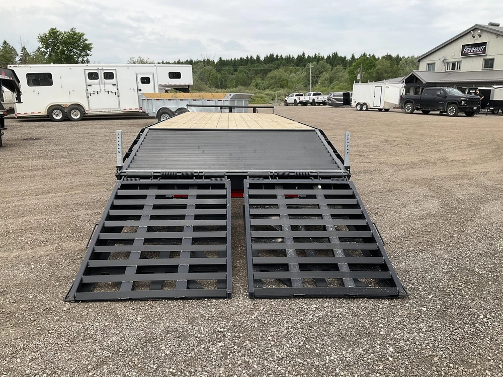2027 Canada Trailers 8.5x25 12 Ton Deckover Equipment Trailer alt
