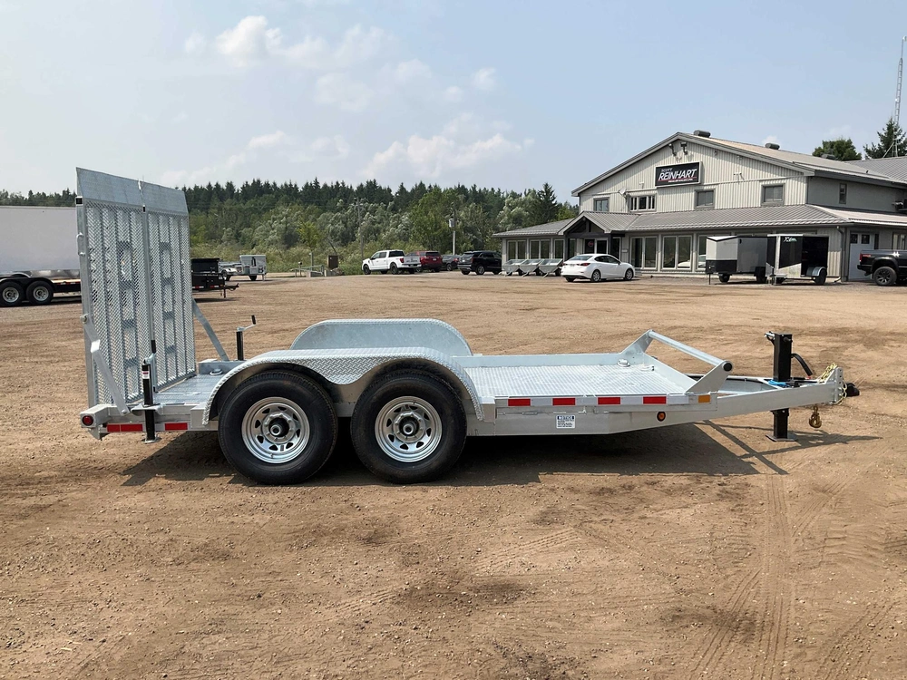2027 Canada Trailers 80x14 7 Ton Galvanized Scissor Lift Trailer alt