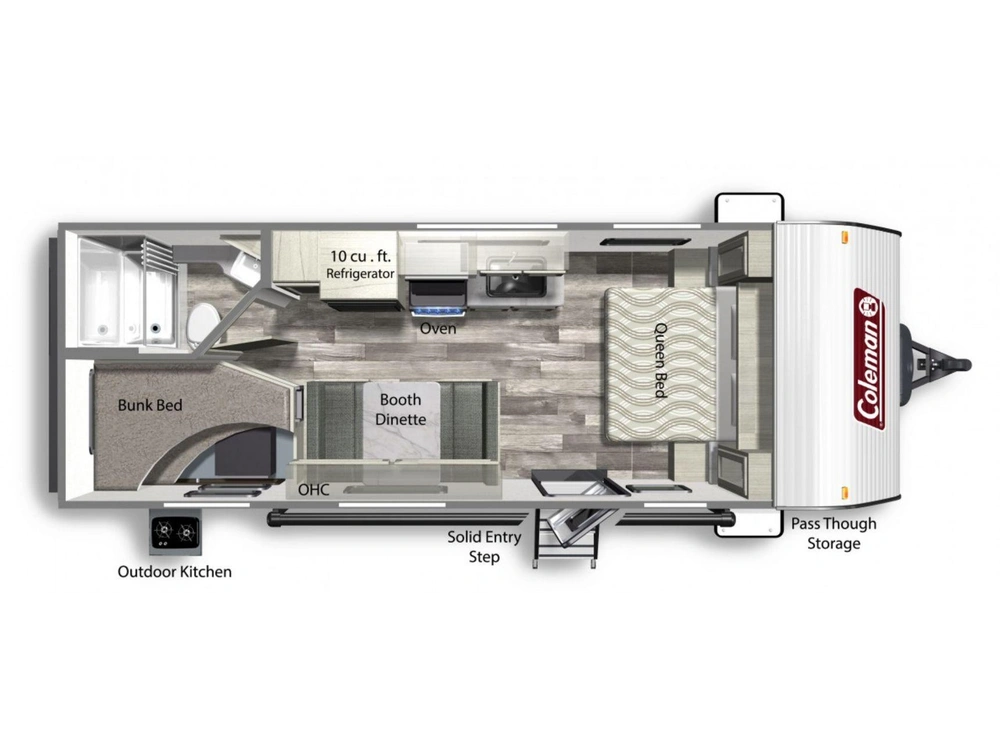 Keystone Rv Coleman 214 Bh 2022 alt