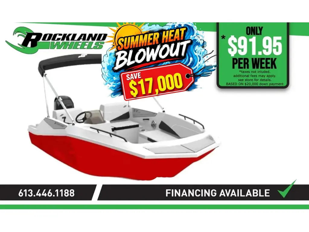 2025 Starcraft SV 16 OB with 90HP Mercury Outboard and Trailer 