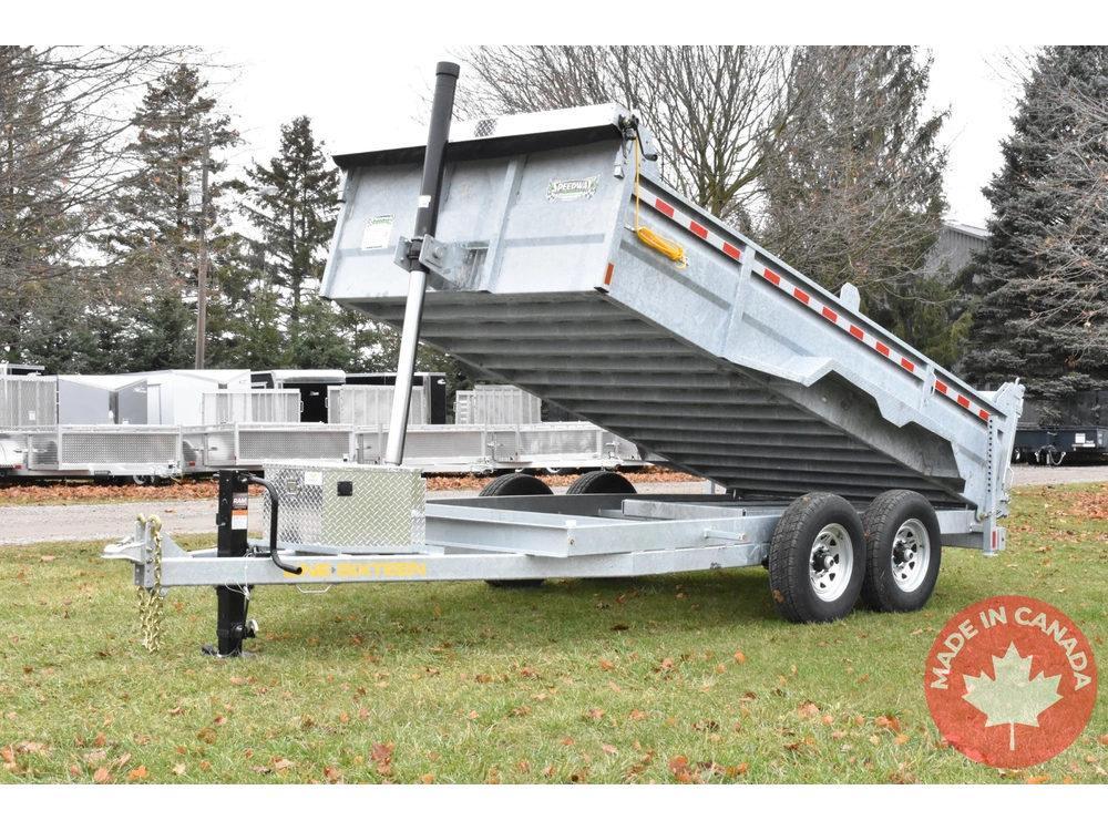 2026 One Sixteen Galvanized Dump 7' X 14' 7t alt