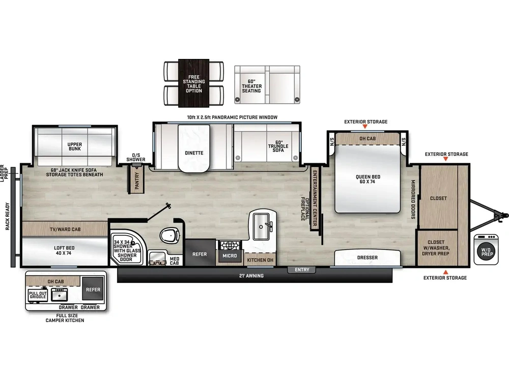 2025 Coachmen Catalina 343bhtsle alt