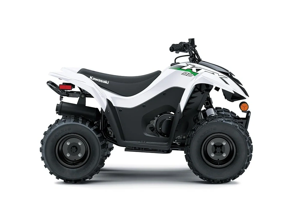 2026 Kawasaki Kfx90 Bright White alt
