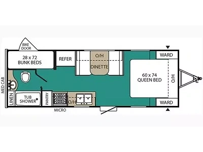 2019 Coachmen Viking 21 Bh alt