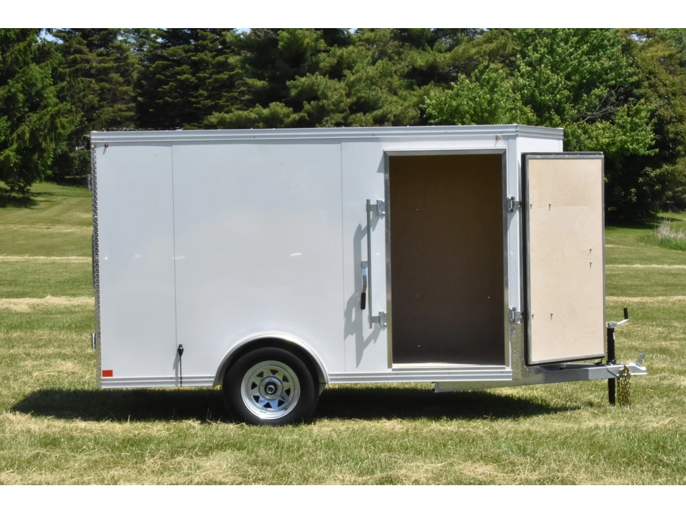 2026 Rhino Galvanized Enclosed 6' X 10' Sa Dd alt