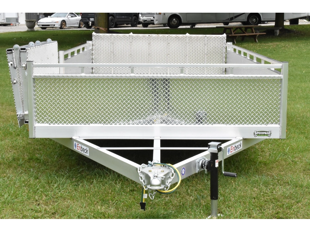 2026 Enbeck Side Loader Aluminum Utility 7' X 14' Sa alt
