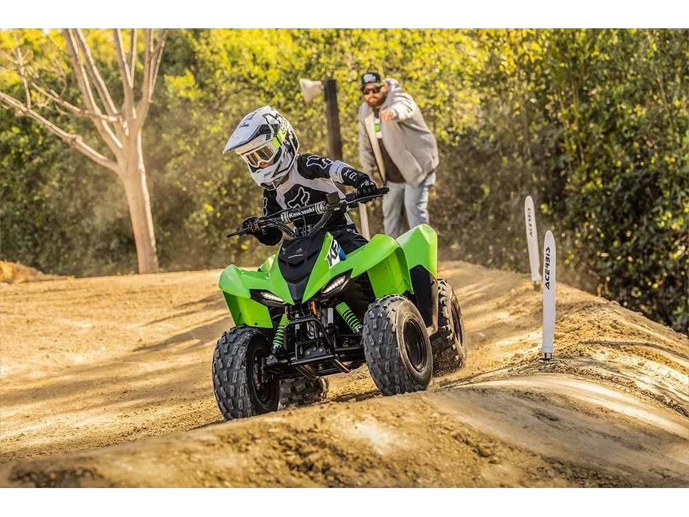 2026 Kawasaki Kfx90 Bright White alt
