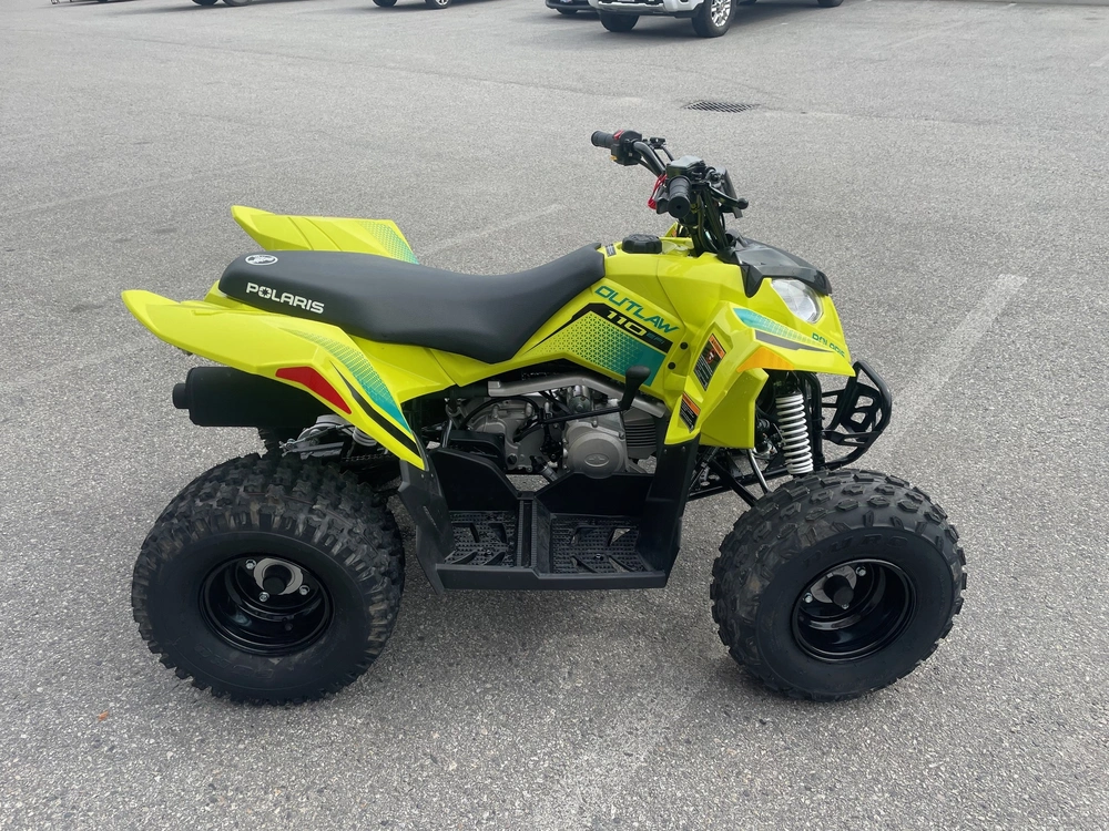 2026 Polaris Outlaw 110 - Lime Squeeze alt