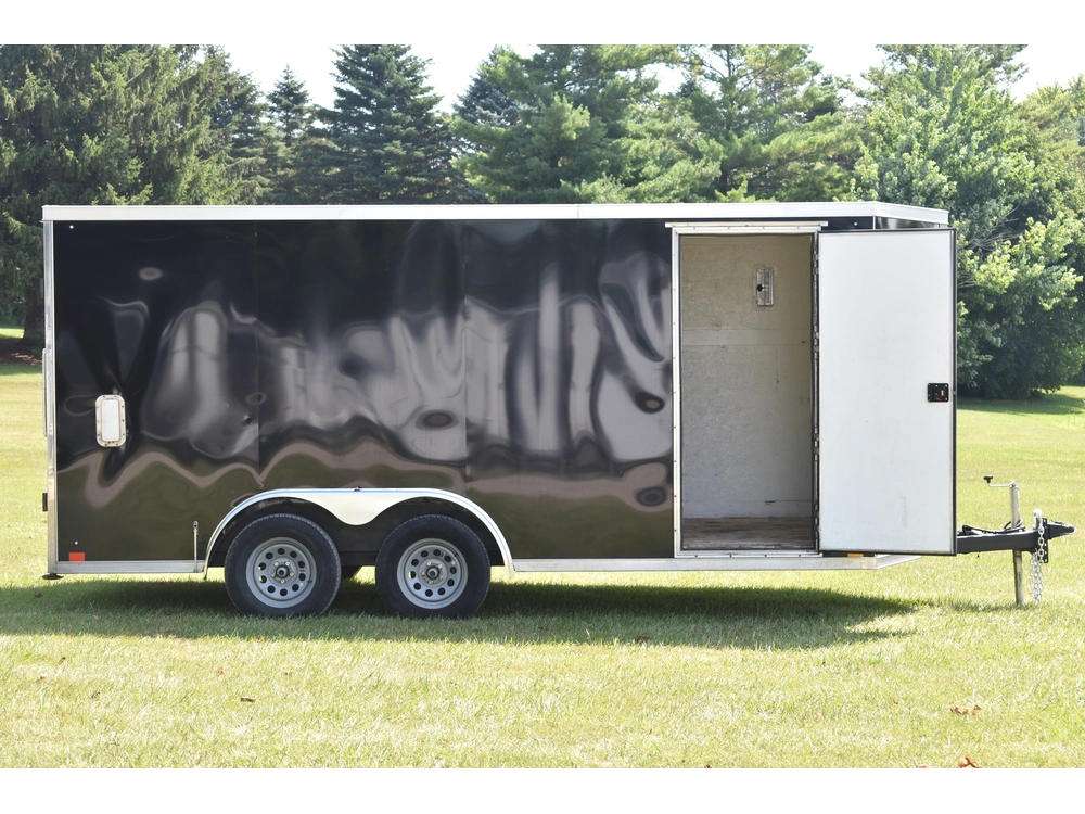 2023 Cross Painted Steel Enclosed (alpha) 7.5' X 16' Ta alt