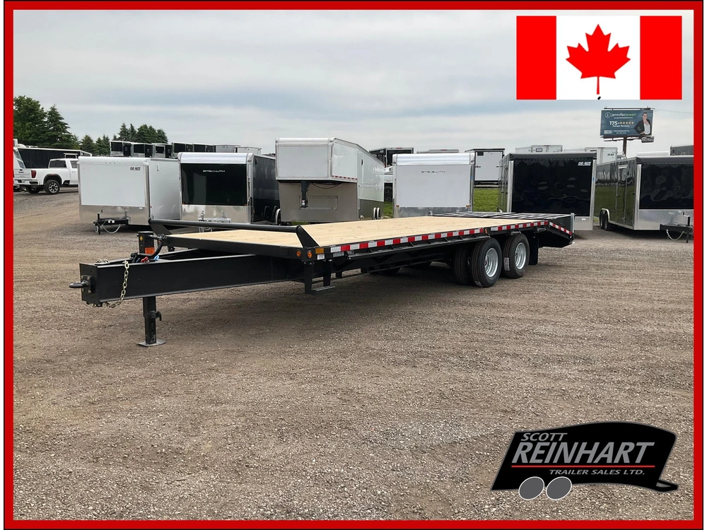 2027 Canada Trailers 8.5x25 12 Ton Deckover Equipment Trailer alt