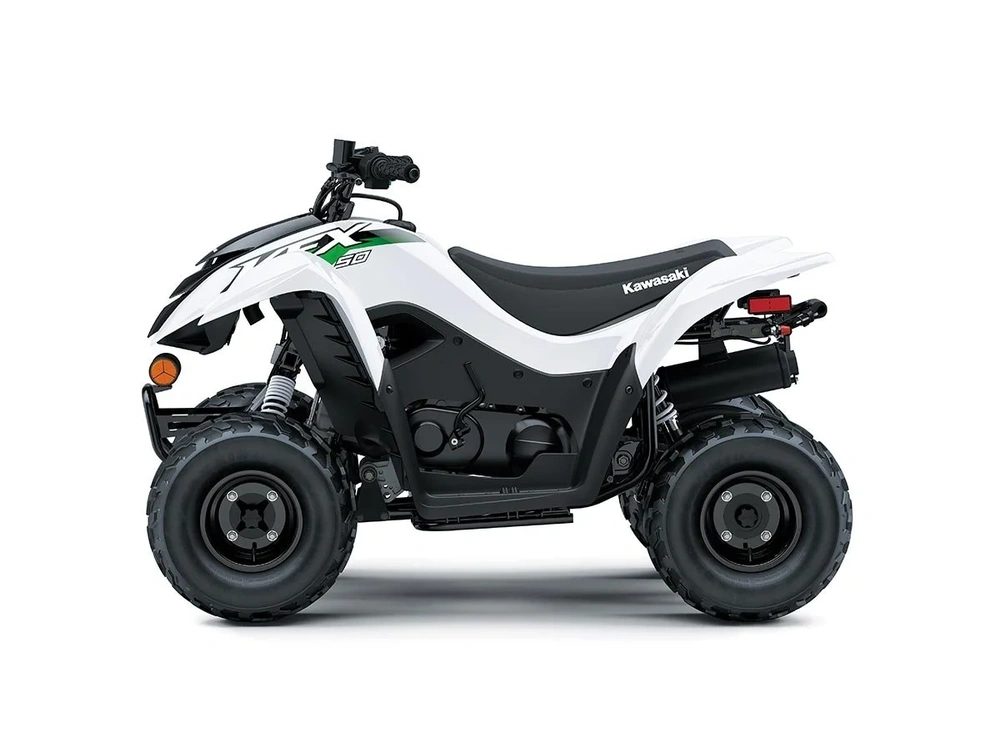 2026 Kawasaki Kfx50 Bright White alt