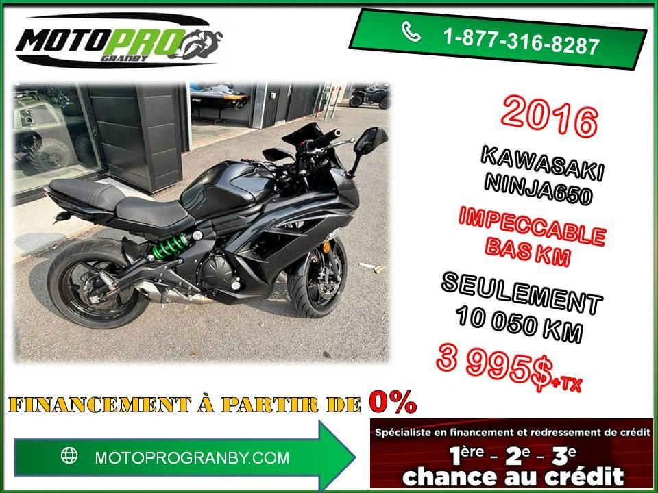 Kawasaki Ninja 650 Ninja 650 Ninja650 Ex650 Ex 650 2016 alt