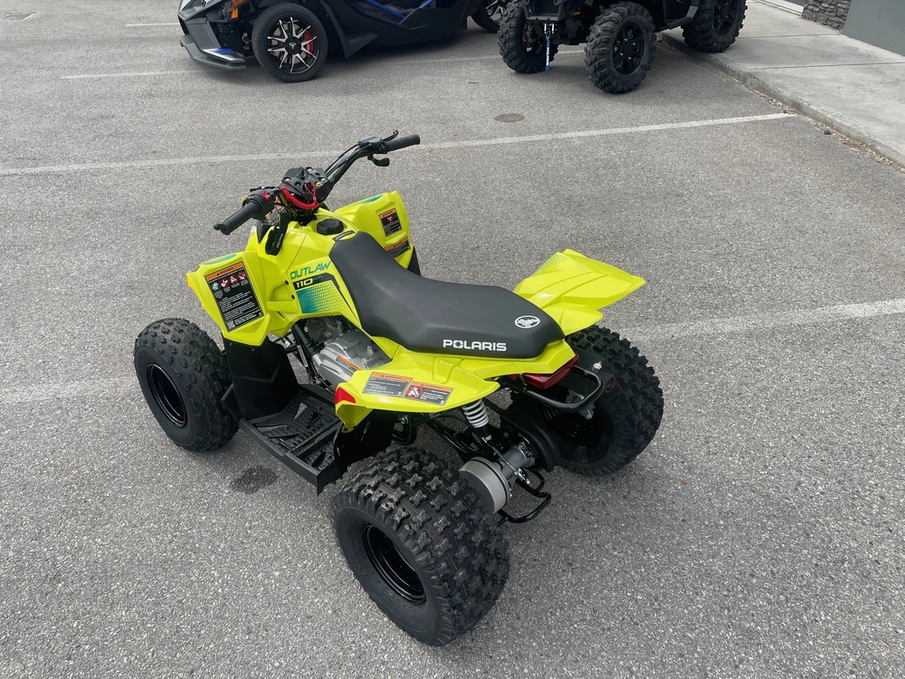 2026 Polaris Outlaw 110 - Lime Squeeze alt