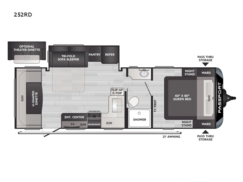 2022 Keystone Rv Passport 252rd alt