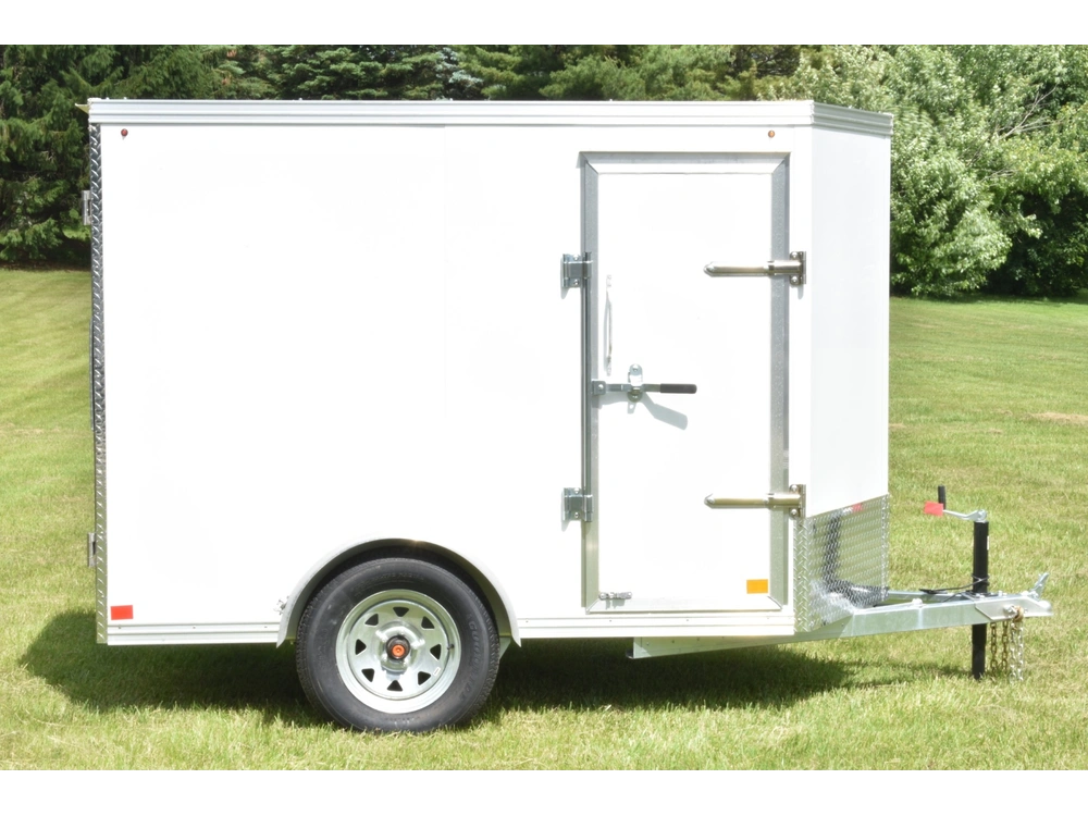 2026 Rhino Galvanized Enclosed 5' X 8' Sa Dd Side-door alt