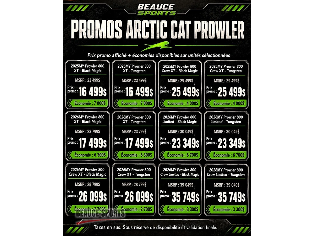 2026 Arctic Cat Alterra 600 Mudpro 49 Bm | 🌍 Concurrents : X Mr / Renegade / Cforce 600 🌍 | alt