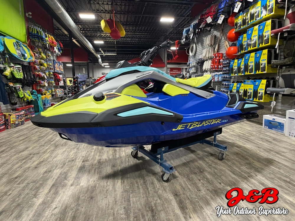 2026 Yamaha Jetblaster Pro 2up Azure Blue/lunar Yellow - alt